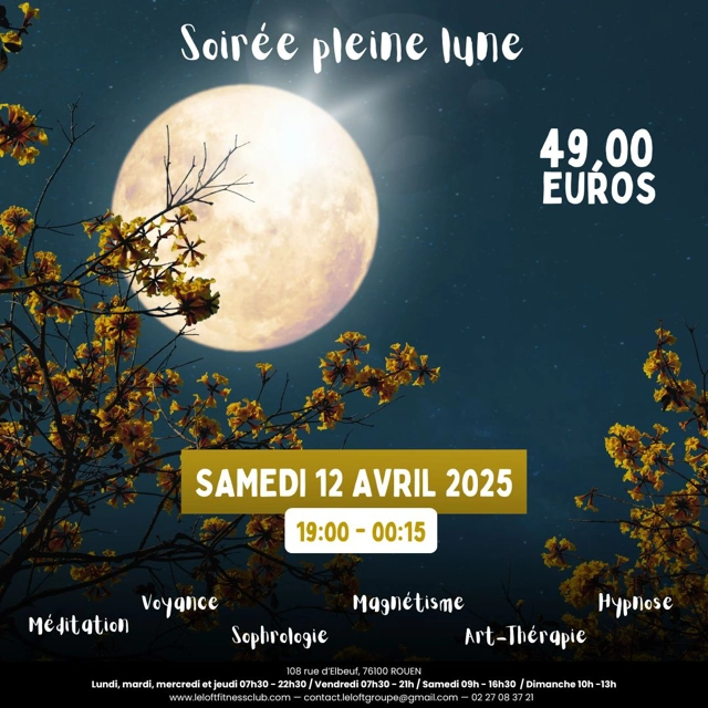 Soirée pleine lune Rouen